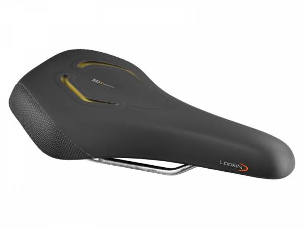 selle Lookin 3D Moderate pour hommes 28 x 18 cm noir