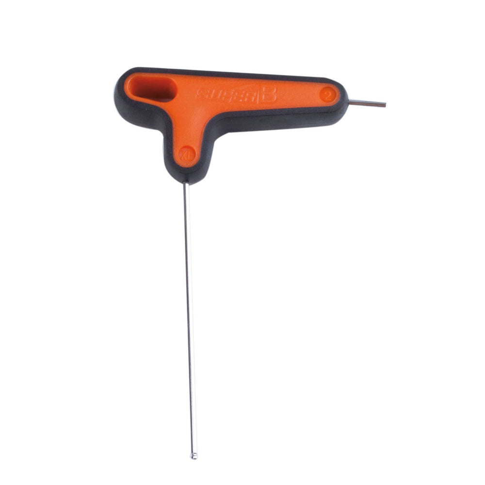 Messingschlager superb t-grip inbussleutel met kogelkop tb7631 2 mm.