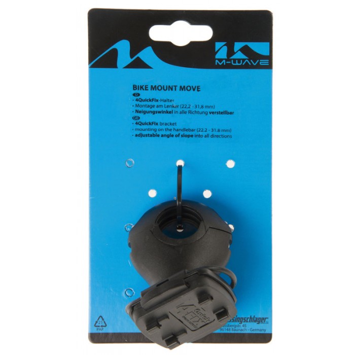 Messingschlager m-wave stuurhouder voor telefoonhouder