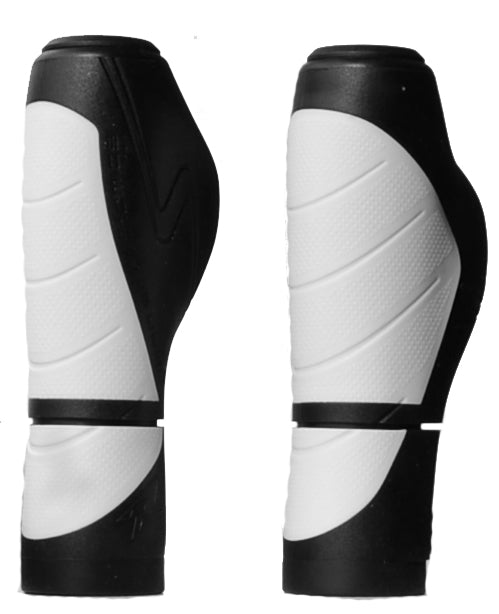 Simson Ergonomics Handvatten - 92mm zwart-wit