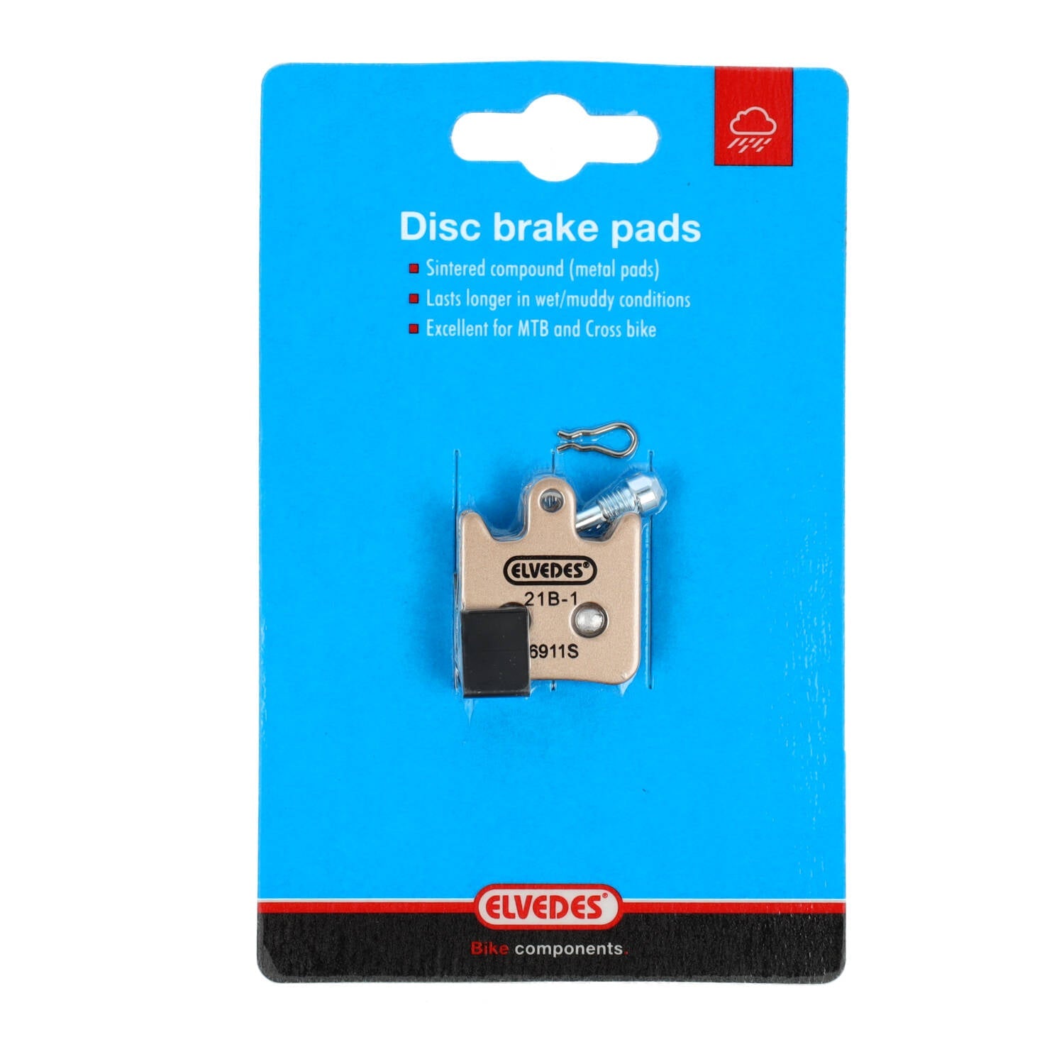 Elvedes cable systems bv Elvedes disc brake pad Hope X2 sintered 6911s