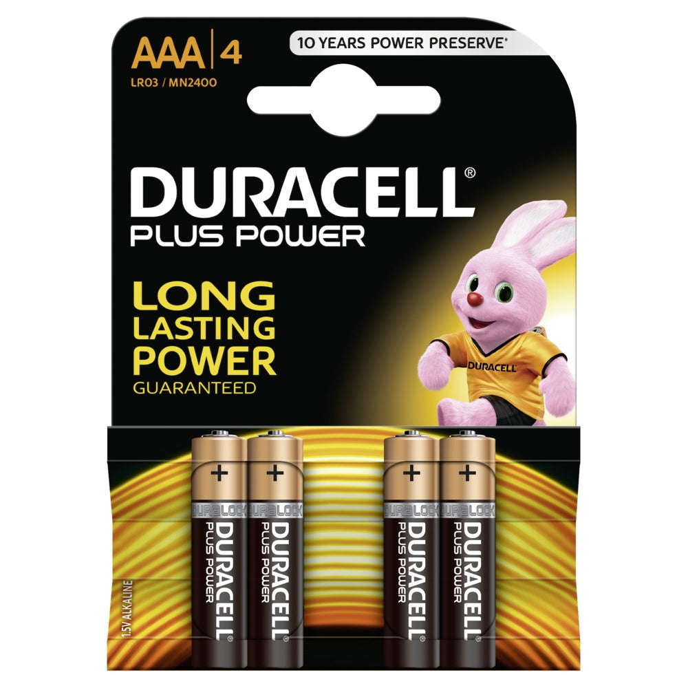 Batterie Duracell Plus Power AAA (P4)