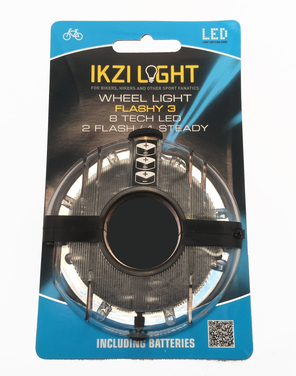Ikzi Ikzilight naaf wielverlichting 8 leds (naaf)