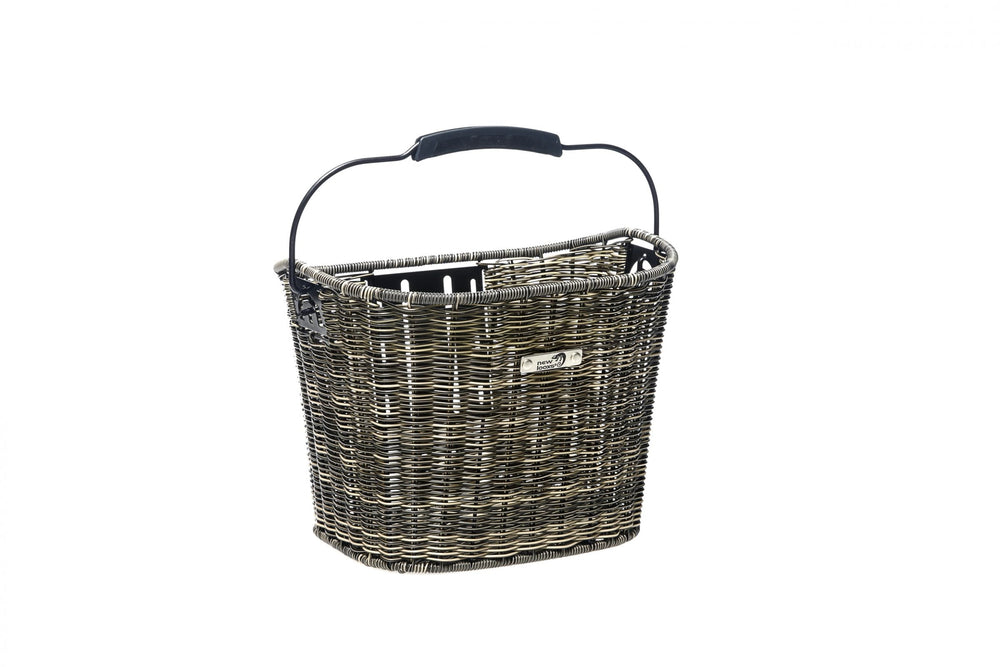 New Looxs rattan basket Lombok 19L grey 34x25x25cm