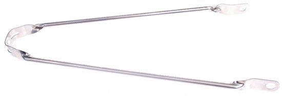 White label spatbordstang 28 RVS (groot gat)