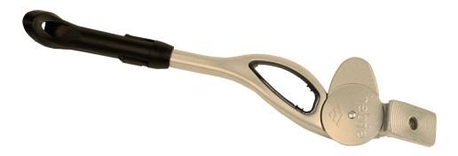 Hebie standaard aluminium 26 -28 verstelbaar zilver max. 25 kg.