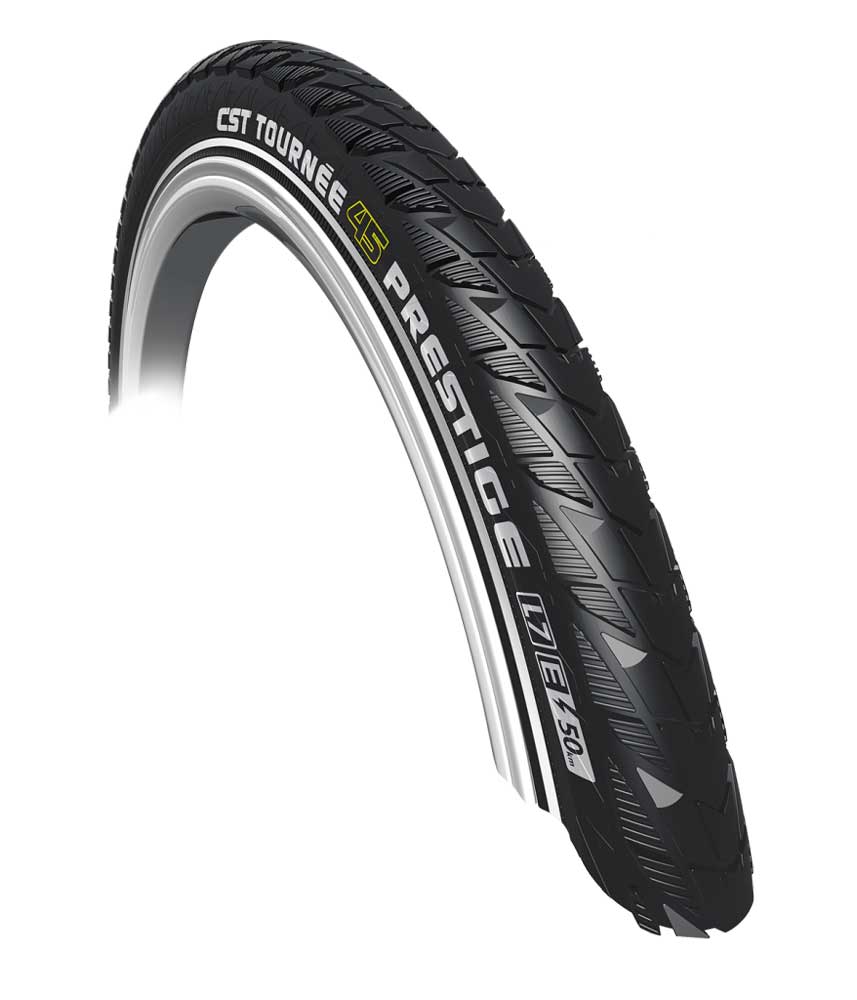 Buitenband CST 26-1.75 (47-559) City Tournee Prestige zwart +R