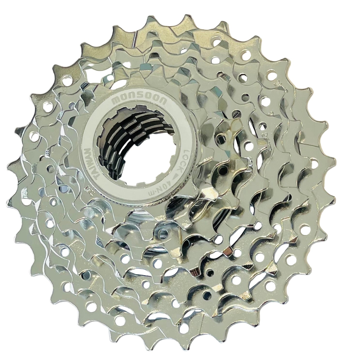 Cassette 7V Shimano raccord 11-28 chromé
