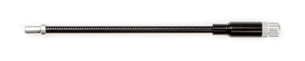 Tuyau de câble de frein en V flexible réglable Elvedes métal léger - noir (2 pièces)