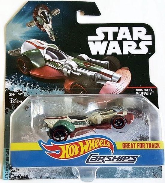Mattel Star Wars Hot Wheels Auto Boba Fett Apos' Slave 1