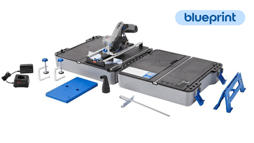 Dremel blueprint draagbaar zaagstation - inclusief 12v compactzaag - zaagstation