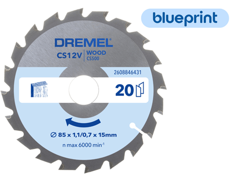 Dremel blueprint zaagblad voor hout (cs500)