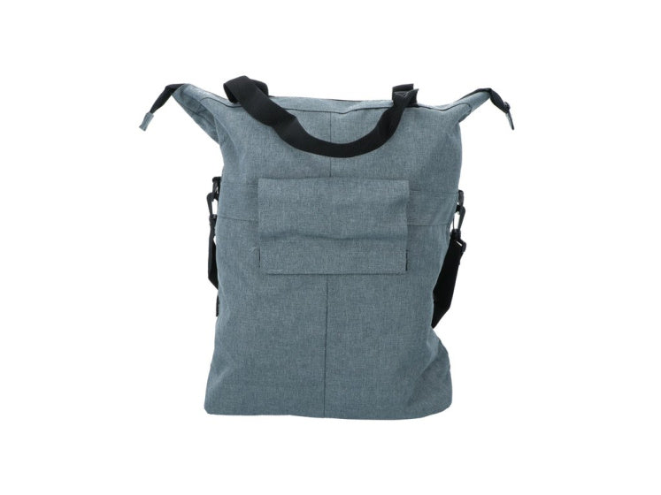 Dresco enkele fietstas en shopper 18 liter grijs