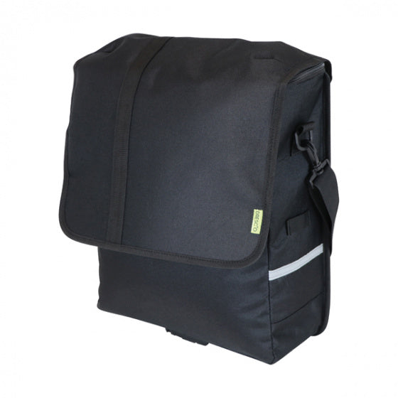 Dresco pakaftas schoudertas 20 liter nylon zwart