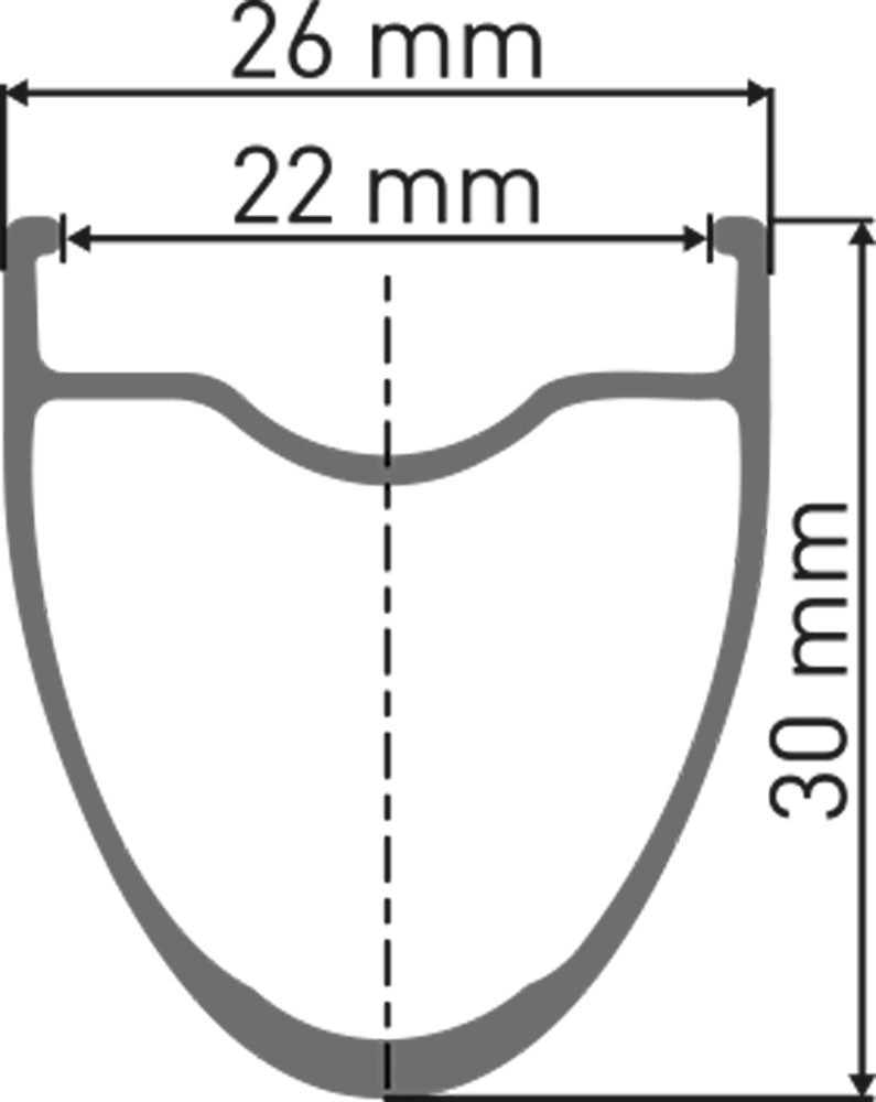 Dt swiss er 1600 spline® 28 30mm front wheel