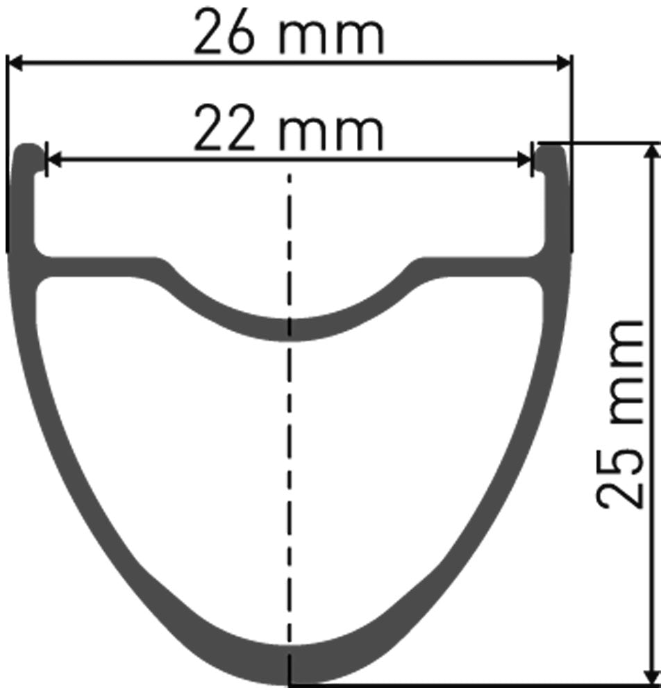 Dt swiss er 1400 dicut® 28 25mm rear wheel