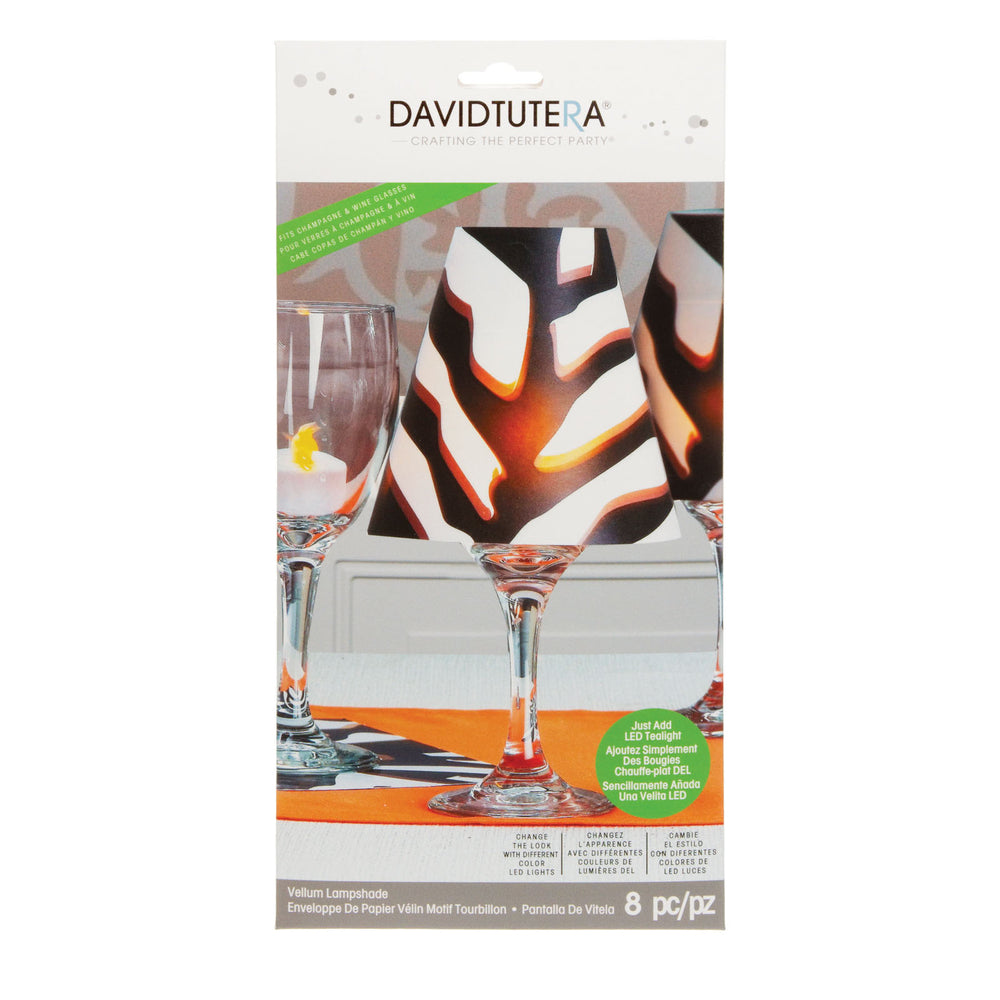 Darice • vellum shade x8 wild side animal