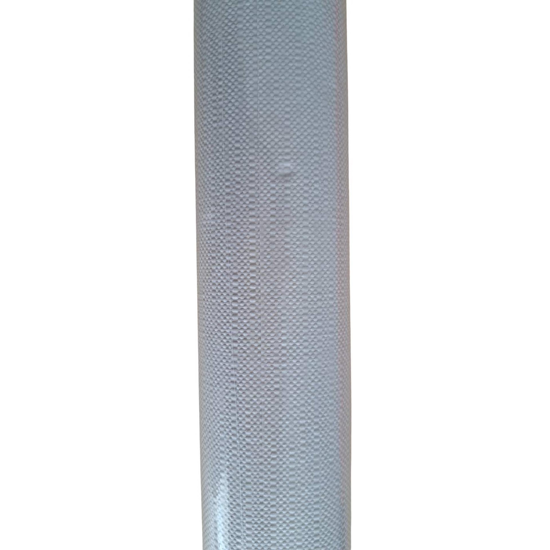 Damast tafelkleed papier 118cmx8m wit