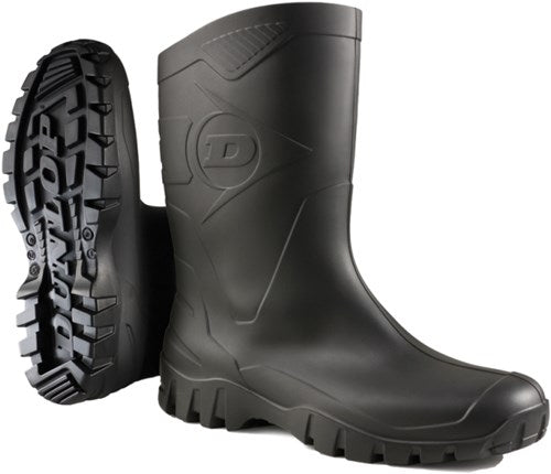 Dunlop dee calf blauw zwart kuitlaars pvc zwart 1819 - maat 47 - 00.036.005.47