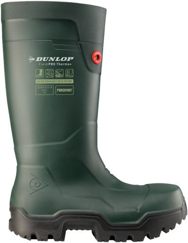 Dunlop lp8kl01 laars fieldpro thermo+ s5 | groen | maat 47 - 8713197054047