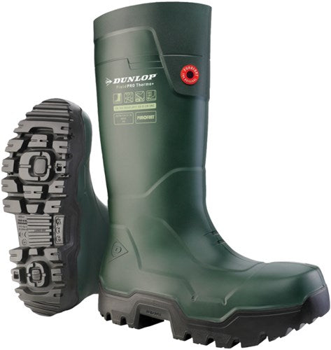 Dunlop lp8kl01 laars fieldpro thermo+ s5 | groen | maat 48 - 8713197054054