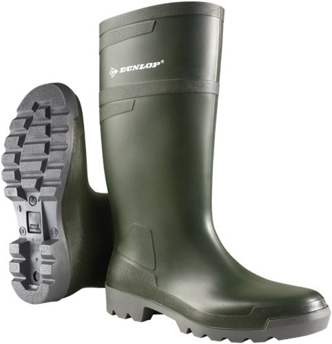 Dunlop w486711 hobby knielaars pvc groen - maat 39 40 - 15.032.040.39