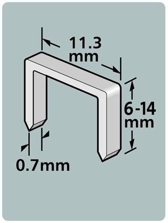 Dutack niet serie 53 cnk 8mm blister 1000 st. - 5011013