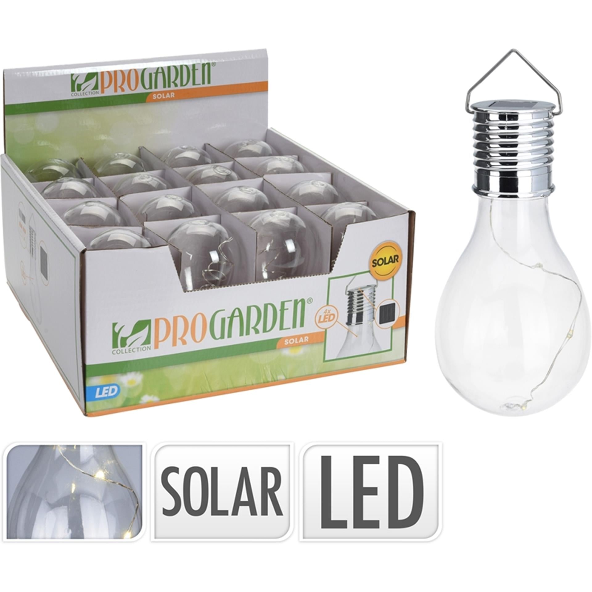 Pro garden solarlamp led peer vorm
