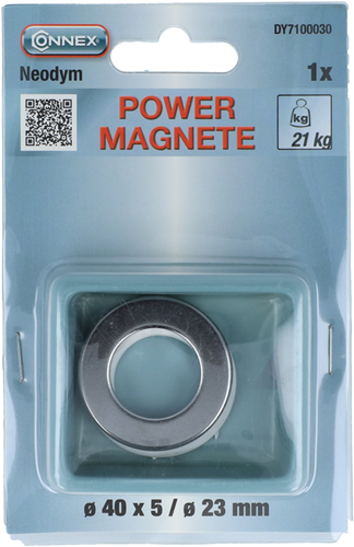 Connex magneet neodym ring rond 40x5 - dy7100030