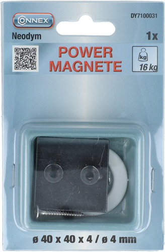 Connex magneet neodym sl hoekig 40x40 - dy7100031