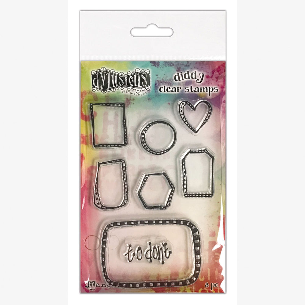 Ranger ink ranger • dylusions diddy clear stamps box it up