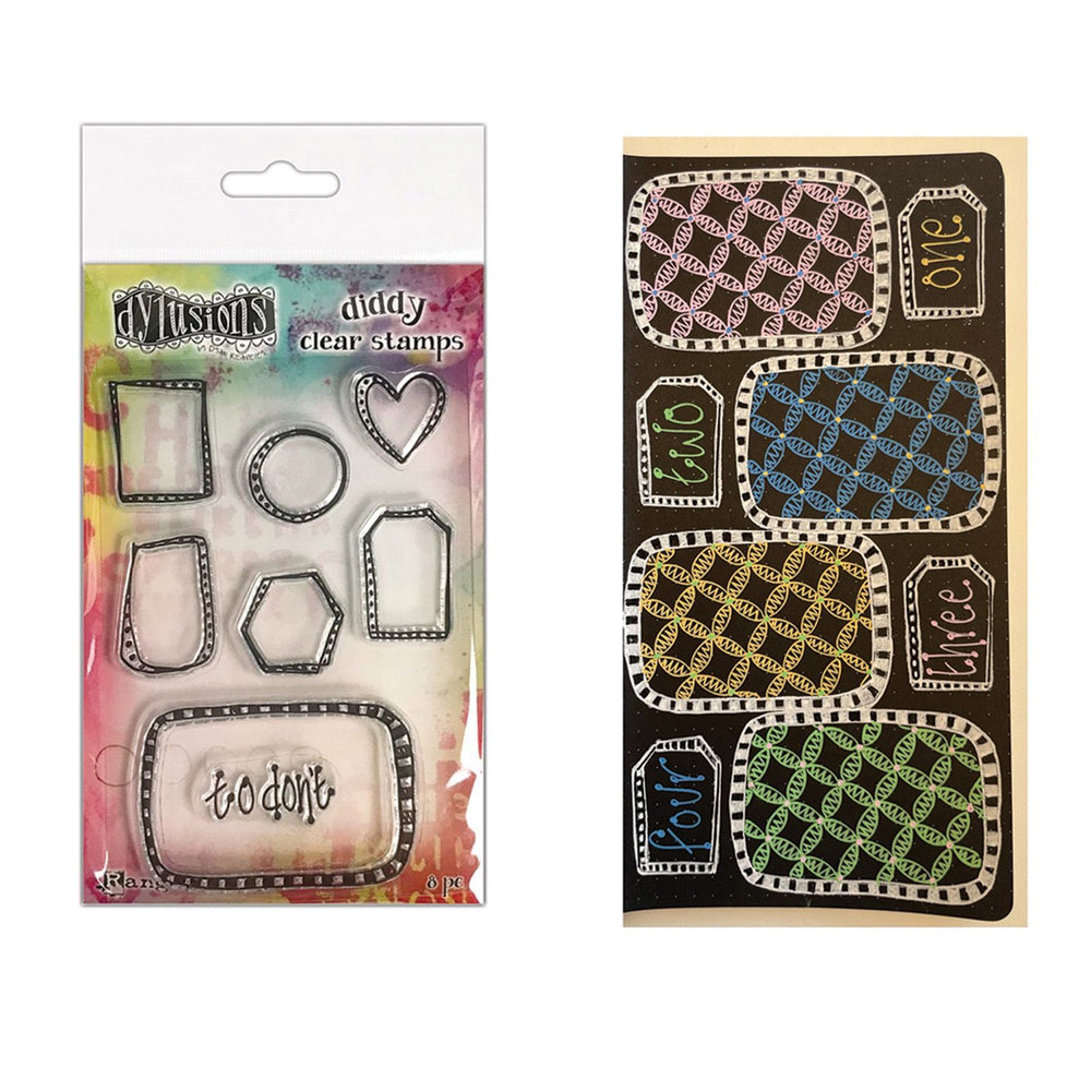 Ranger ink ranger • dylusions diddy clear stamps box it up