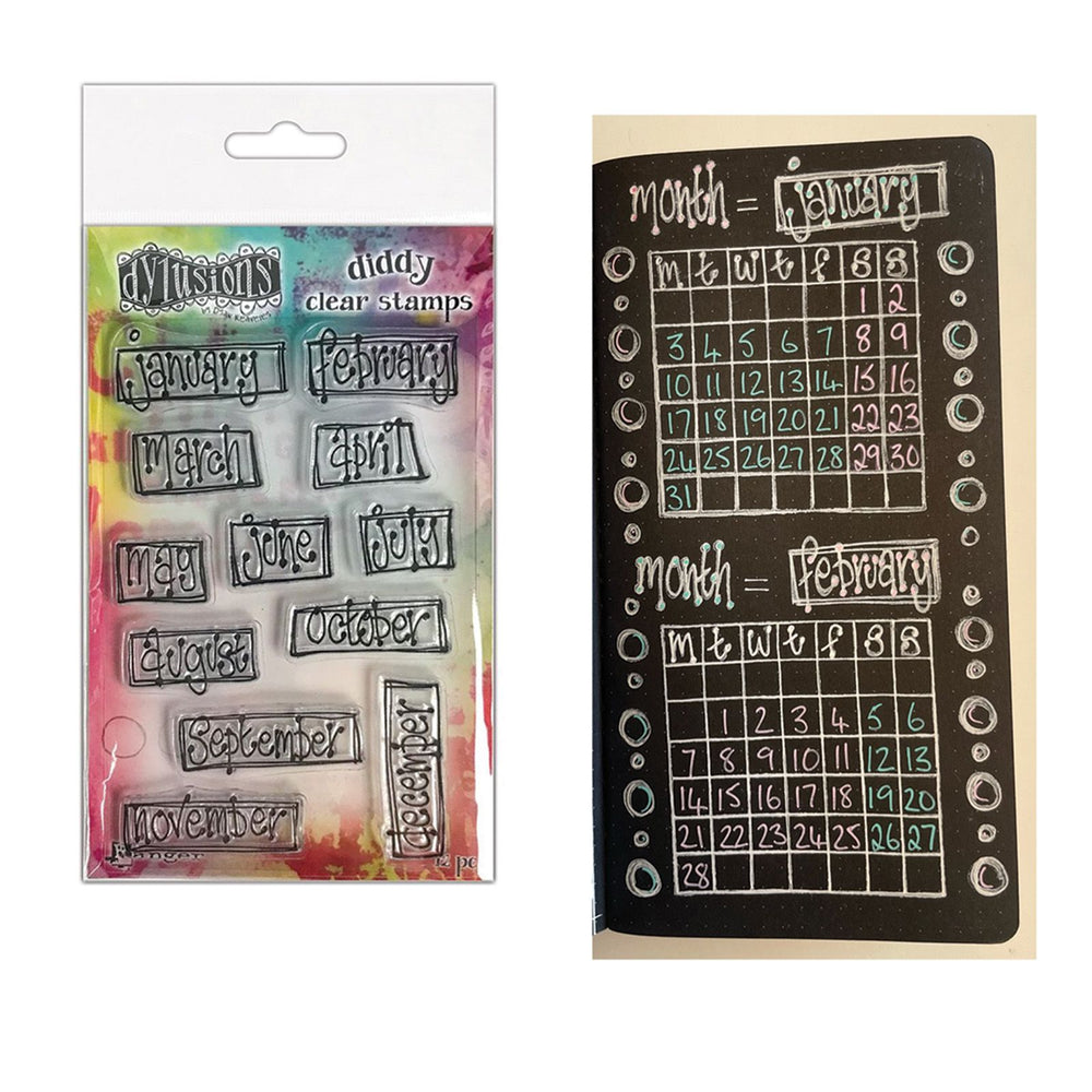 Ranger ink ranger • dylusions diddy clear stamps boxed monthly