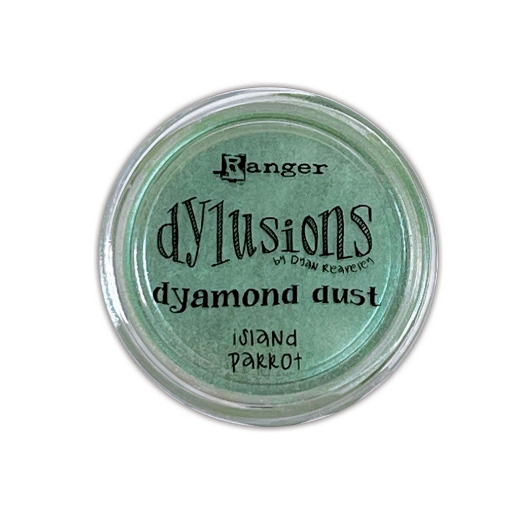 Ranger ink ranger • dylusions dyamond dust island parrot