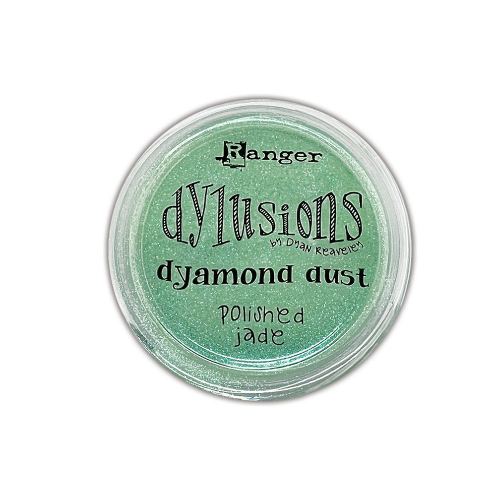 Ranger ink ranger • dylusions dyamond dust polished jade