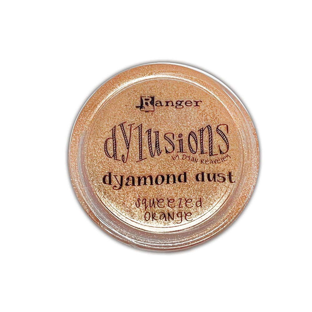 Ranger ink ranger • dylusions dyamond dust squeezed orange
