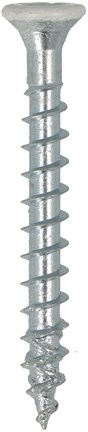 Dynaplus beslagschroef verzinkt platkop voldraad-7mm witte kop torx tx20 4.0x40 | 200 stuks - 0285.01.25608