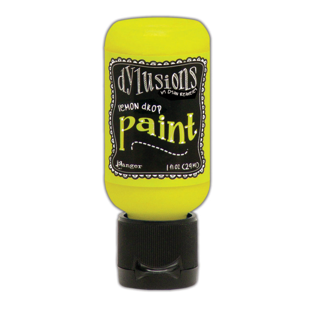 Ranger ink ranger • dylusions paint flip cap bottle lemon drop 29ml