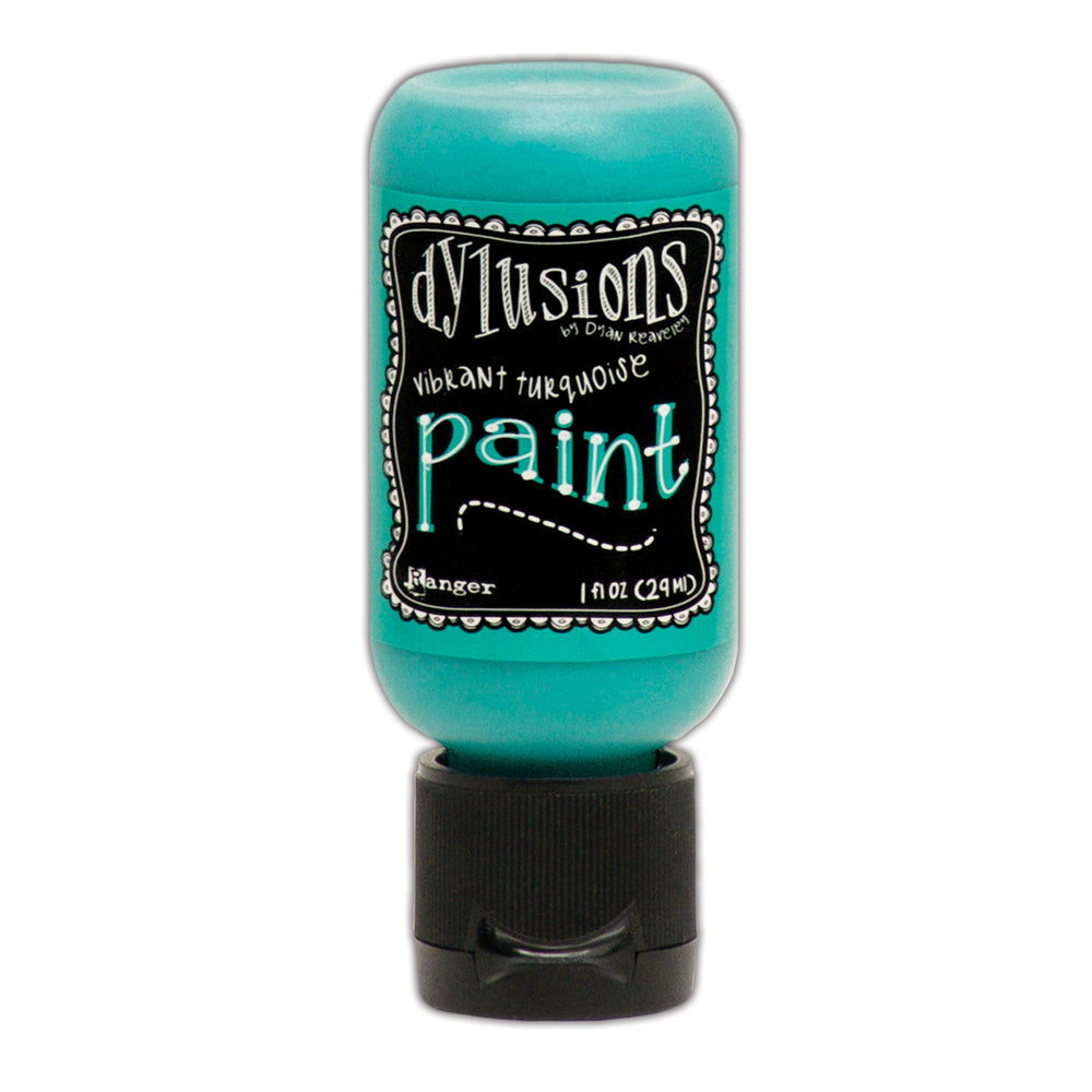 Ranger ink ranger • dylusions paint flip cap bottle vibrant turquoise 29ml