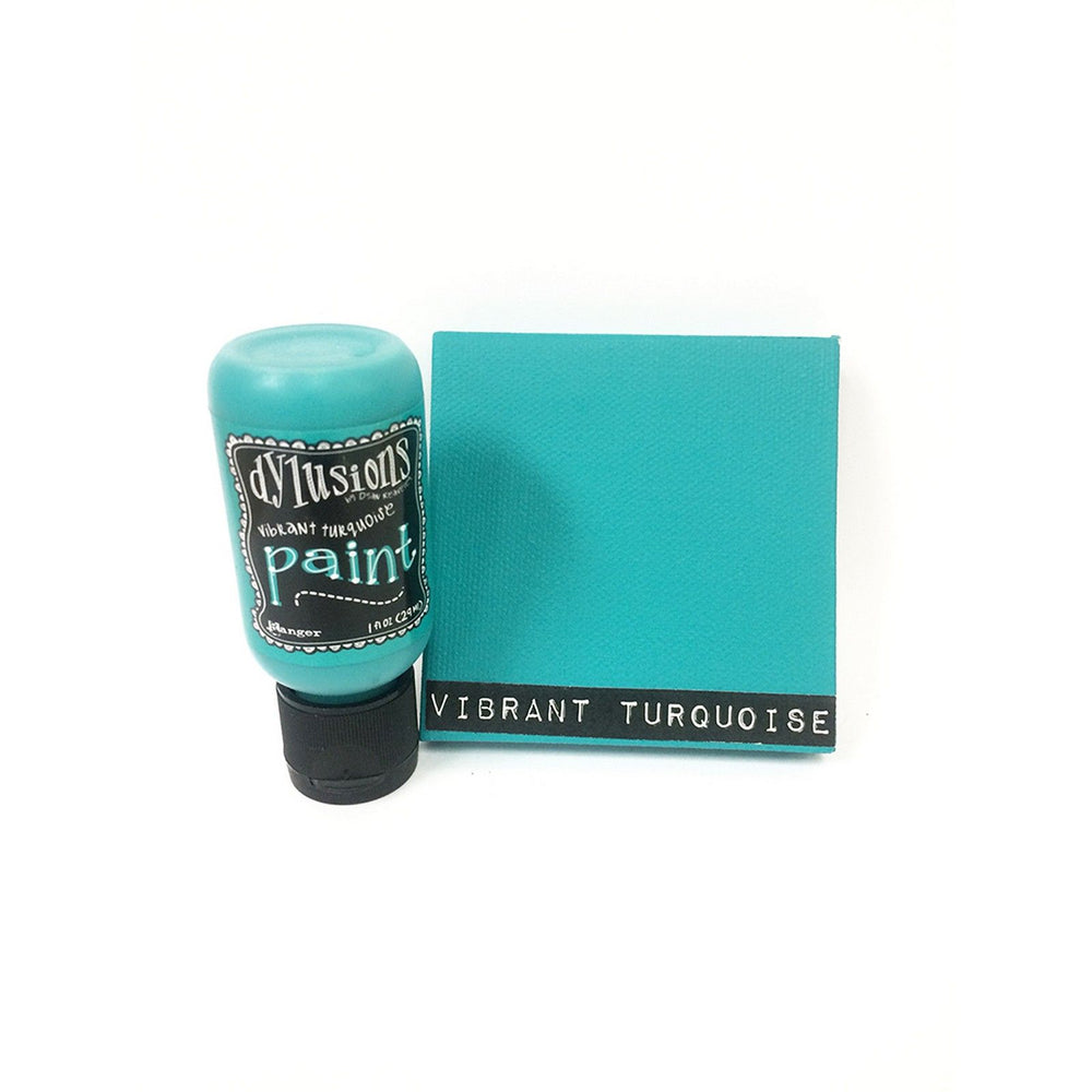 Ranger ink ranger • dylusions paint flip cap bottle vibrant turquoise 29ml