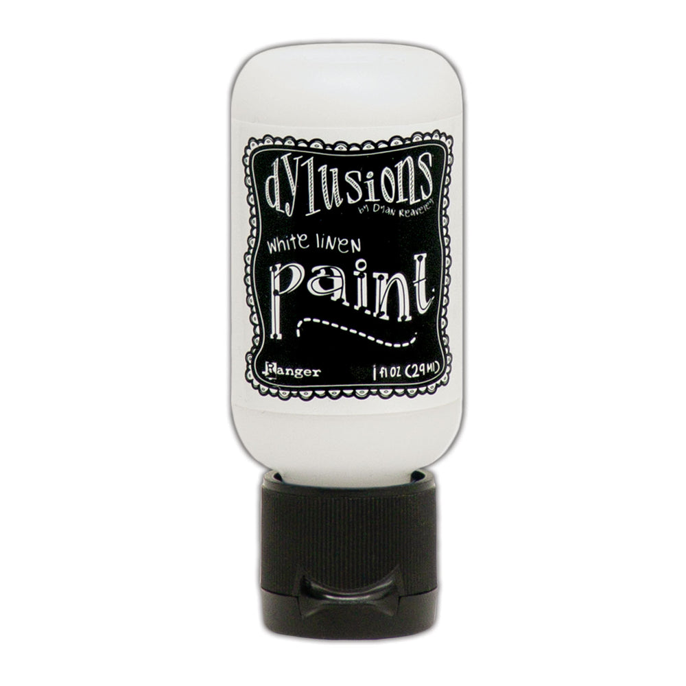 Ranger ink ranger • dylusions paint flip cap bottle white linen 29ml