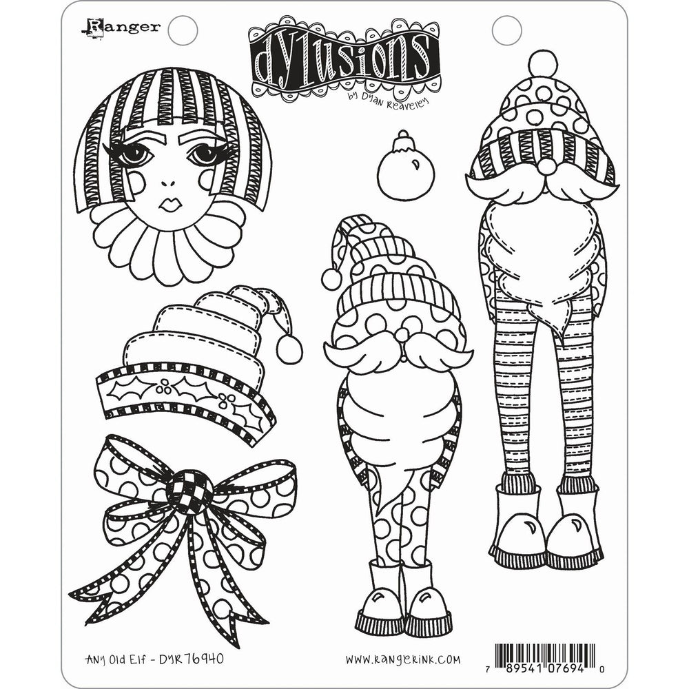 Ranger ink ranger • dylusions stamp collection any old elf