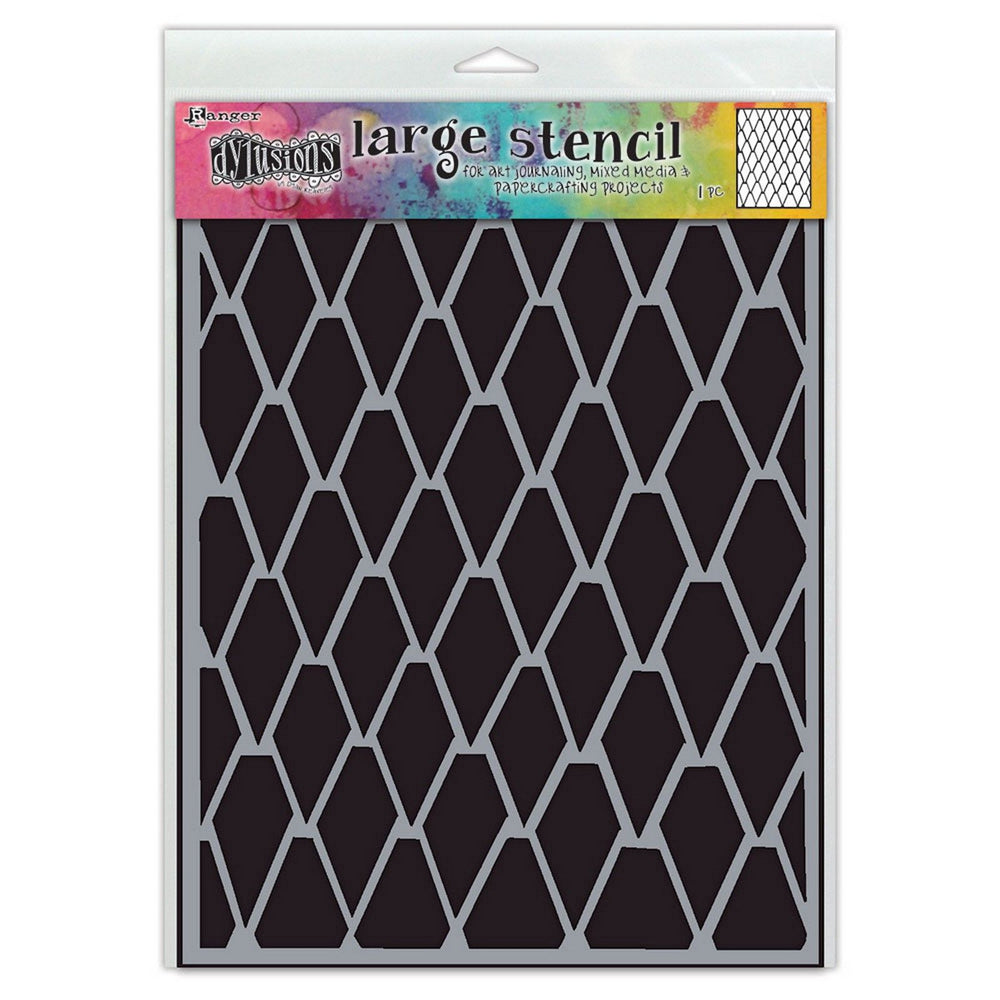 Ranger ink ranger • dyan reaveley's dylusions stencil collection large on point
