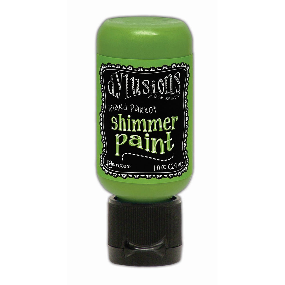Ranger ink ranger • dylusions flip top bottle shimmer paints island parrot