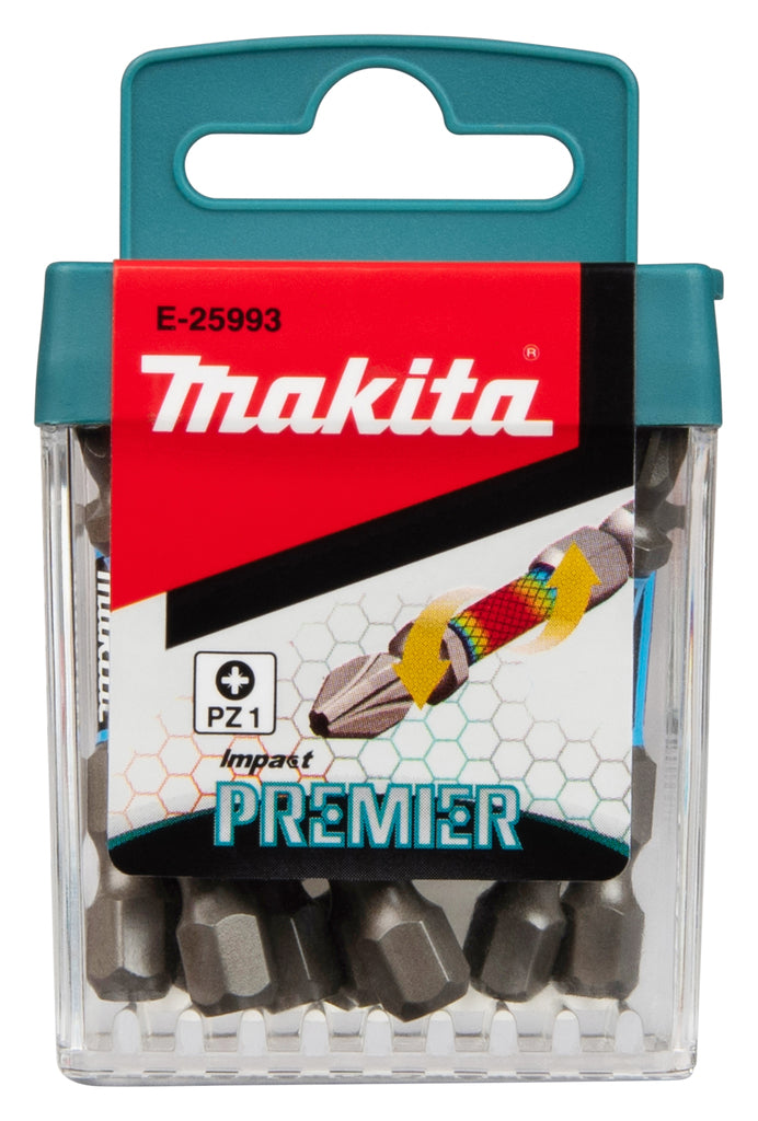 Imp makita accessoires slagschroefbits pz1x50mm | act premier | 10 stuks - e-25993