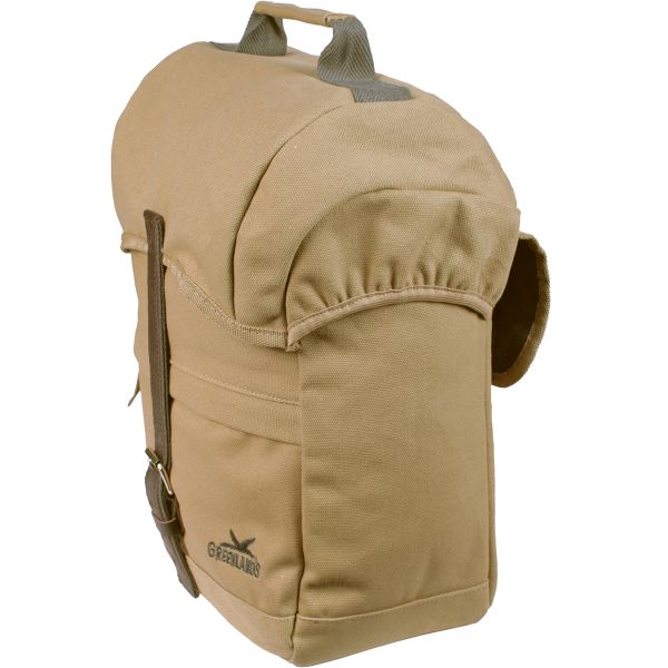 Greenlands enkele fietstas canvas travel 20 liter 30 x 37 x 17 cm - camel
