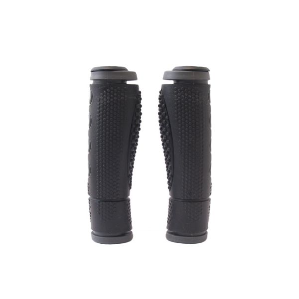 Marwi handvatset sportief zwart grijs 128mm 2-componenten , 1-kant open