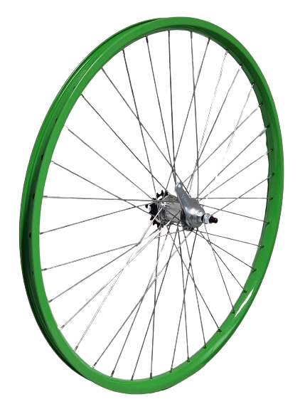 Amk achterwiel 28 inch (622) lichtmetalen velg alu groen ventura remnaaf