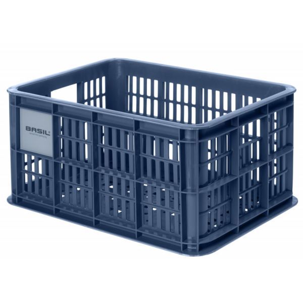 Basil fietskrat S - klein - 17,5 liter - blauw