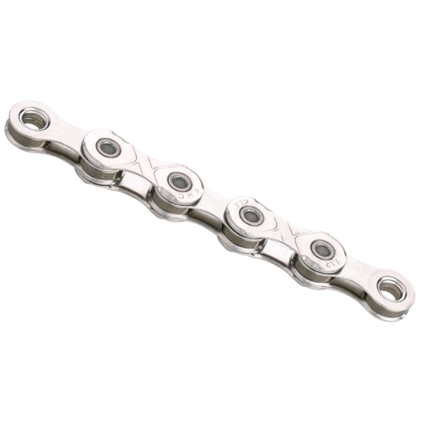 Kmc kette x12 chains x12 silver 1 2 x 11 128 126gl waxed